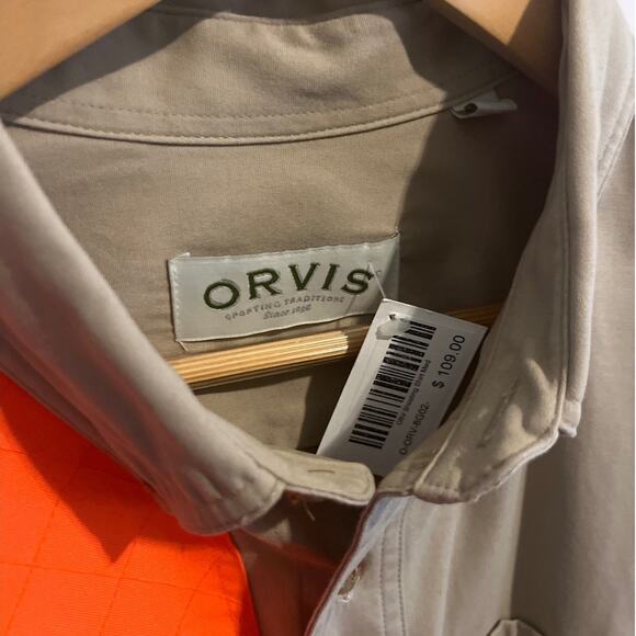 Orvis Mens Featherweight Long Sleeve Shooting Shirt Size Medium NWT - Picture 4 of 8